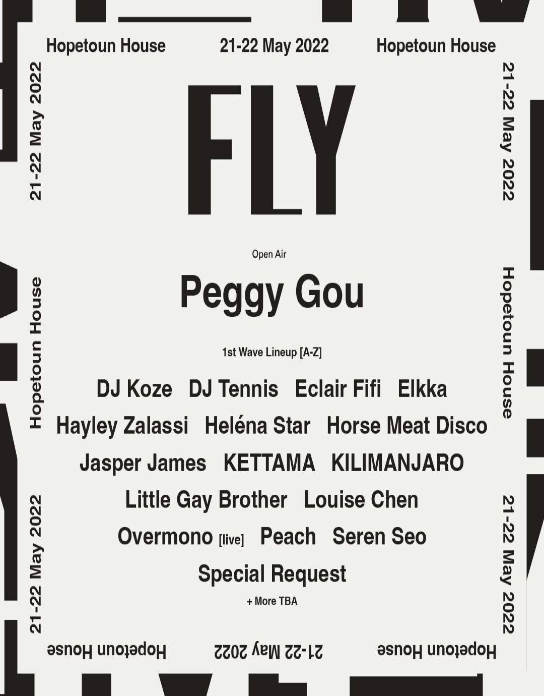 Fly Open Air Edinburgh 21st 22nd May 2022
